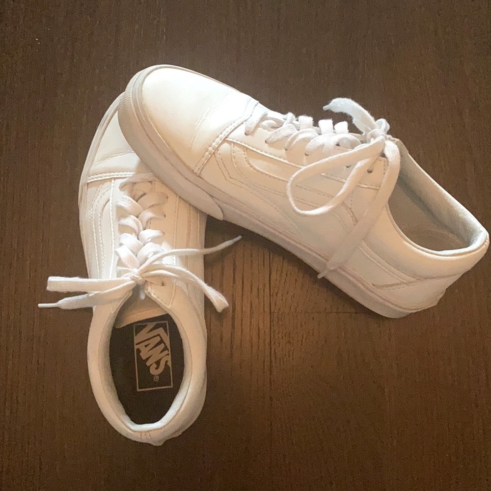 Vans White Old Skool Sneakers